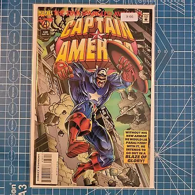 Buy Captain America #438 Vol. 1 8.0+ Marvel Comic Book X-66 • 2.76£