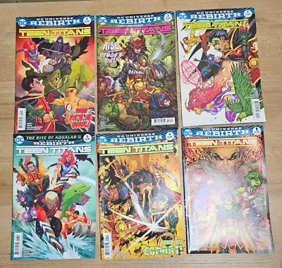 Buy DC Rebirth Job Lot Of 6 Teen Titans Comics In Excellent Condition Issues 1 - 6 • 15£