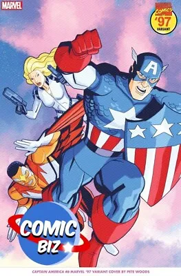 Buy Captain America #6 (2024) 1st Printing *woods Variant Cover* Marvel Comics • 4.85£