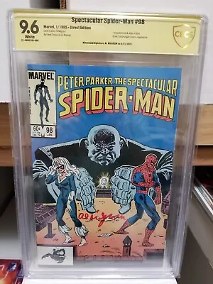 Buy Spectacular Spider-Man #98 NM+ 9.6⛓️1st Appearance The Spot⛓️Movie Villain CBCS • 517.83£