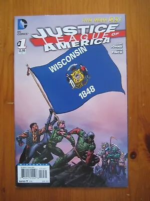 Buy Justice League Of America Vol. 3 #1 - DC Comics, April 2013 (Wisconsin Variant) • 1.39£