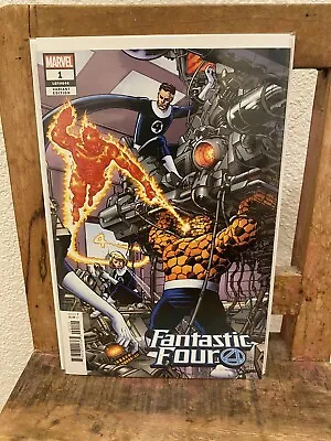 Buy Fantastic Four (Marvel 2018) #1 George Perez Remastered 1:500 Color Variant Nm • 51.64£
