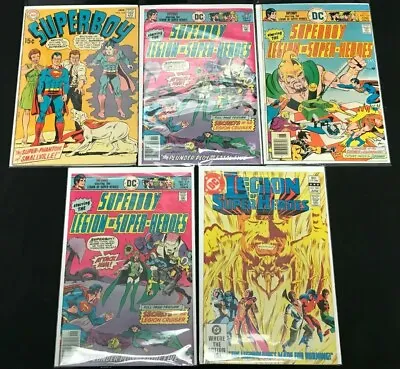 Buy Superboy 5pc Lot (#162-gd Other-vf) Legion Of Super-heroes!! 1970-76 • 7.90£