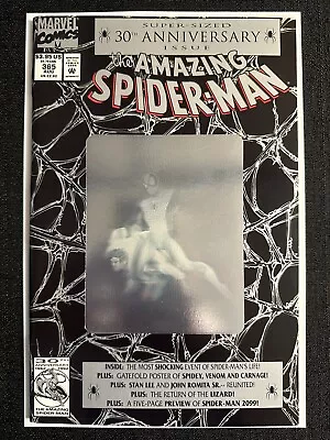 Buy Marvel Comics The Amazing Spider-Man #365  Hologram 30th Anniversary Issue • 23.72£