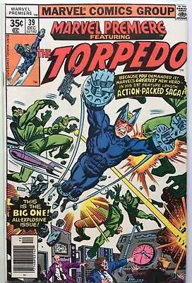 Buy Marvel Premiere #39 - The Torpedo  (Marvel Comics 1977) VG • 5.49£