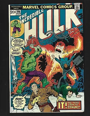 Buy Incredible Hulk #166 FN- Trimpe 1st & Origin Zzzax Hawkeye Col. Armbruster • 14.39£