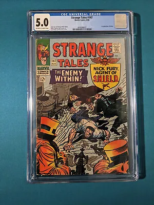 Buy Strange Tales  #147 CGC 5.0 FN 1962 1st Kaluu  Amricons • 99.12£