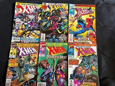 Buy Uncanny X-Men Lot #344 #345 #346 #347 #348 #349 (1997 Marvel) • 12.67£