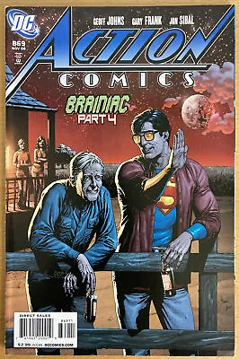 Buy Action Comics #869 VF+ November 2008 “Soda Pop Bottle” Variant Brainiac Pt4 • 29.99£