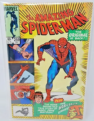 Buy Amazing Spider-man #259 Spider-man Origin Retold *1984* 9.4 • 31.53£