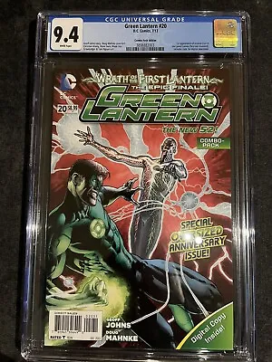 Buy Green Lantern 20 Combo Pack CGC 9.4 1St Appearance Jessica Cruz, HBO Series • 91.19£