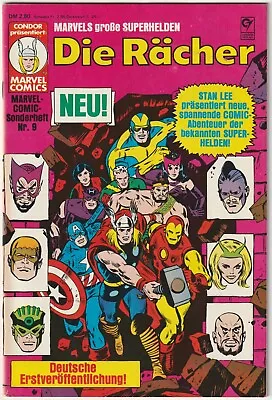 Buy MARVEL COMIC SPECIAL BOOK #9 The Avengers, Condor/Marvel 1982 COMIC BOOK TOP Z1 • 8.58£