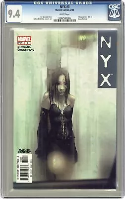 Buy NYX #3 CGC 9.4 2004 0262585006 1st App. X-23 • 553.67£
