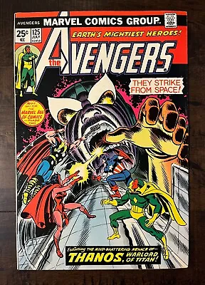Buy Avengers 125 Thanos! Classic Cover. 1974 • 27.98£