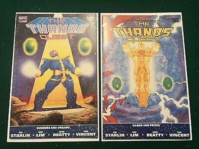 Buy Thanos Quest (1990) #1 & 2 / 1st Print Set Jim Starlin • 27.83£