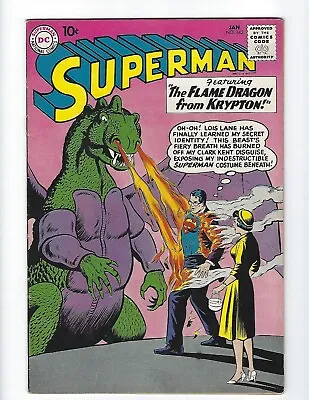 Buy Superman #142 - Nice Fn/vf 7.0 - 2nd Bat X-over - 1961 - Low $89 B.i.n. ! • 71.51£