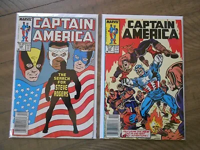 Buy CAPTAIN AMERICA #335 336 Marvel Comics 1st Series 1987 VF/VF+ New Cap 2 Book Run • 9.23£
