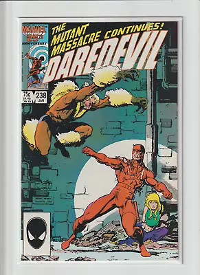 Buy Daredevil #238 1987 Marvel Art Adams Cover Sal Buscema Art Sabretooth Appr 9.4 • 6.40£