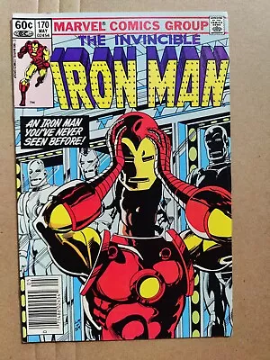 Buy Iron Man 170 Sharp FN/VF Marvel 1983 1ST APPEARANCE JAMES RHODES AS IRON MAN • 8.79£