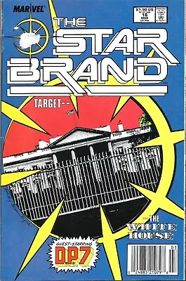 Buy Marvel Comics: The Star Brand: Target--The White House #18...March, 1989... • 3.09£