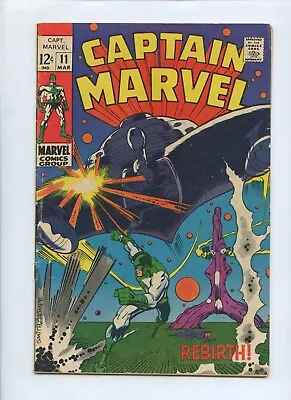Buy Captain Marvel #11 1969 (VG+ 4.5) • 6.43£