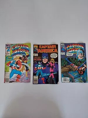 Buy Captain America Comics A Lot Of 3 Comics From 1991 • 5£