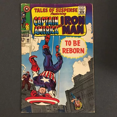 Buy Tales Of Suspense 96 (1967); Iron Man, Captain America; S Lee, J Kirby, G Colan • 12.50£