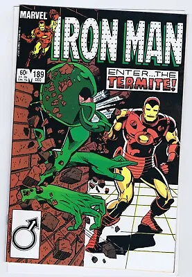 Buy Iron Man 189 8.5 9.0 1st Appearance Of Termite And Cover Slight Spine Curl Pcn • 10.40£