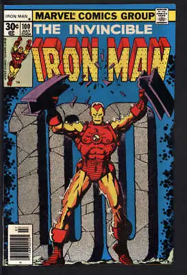 Buy Iron Man #100 7.0 // Jim Starlin Cover Marvel Comics 1977 • 30.76£