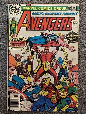 Buy The Avengers 148 Marvel 1976. Squadron Supreme, Hellcat, • 7.49£