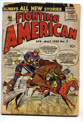 Buy FIGHTING AMERICAN  #7-1955-PRIZE-last Issue-SIMON-KIRBY-fr • 100.76£