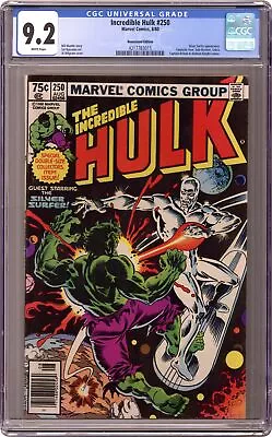 Buy Incredible Hulk #250 CGC 9.2 Newsstand 1980 4217783015 • 91.91£