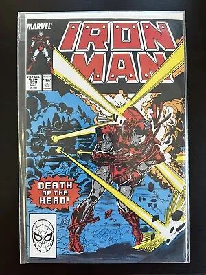 Buy Iron Man #230 1988 NM David Michelinie M D Marvel Comic Book • 3.95£