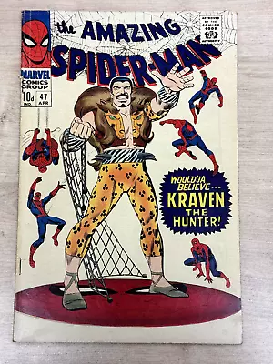 Buy Marvel Comics The Amazing Spider-man #47 Kraven The Hunter Fn+ 6.5 • 60£