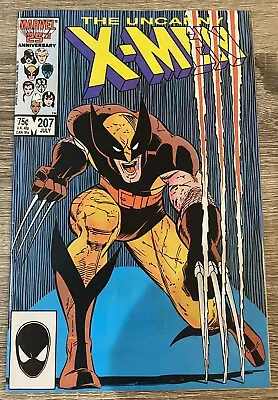 Buy Uncanny X-Men #207 Marvel Comics 1986 Iconic Wolverine Cover Romita Jr • 24.58£