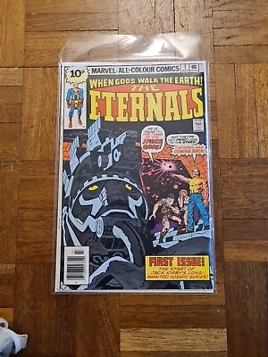 Buy Marvel Comic When Gods Walk The Earth The Eternals  #1 Issue July 1976 Paperback • 10£