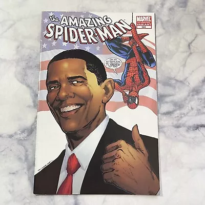 Buy The Amazing Spider-Man Issue #583 Marvel Comics 2009 Barack Obama 4th Printing • 4.81£