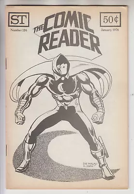Buy The Comic Reader # 126  Vf  Moon Knight Don Perlin Klaus Janson  Cents  1976 • 59.95£