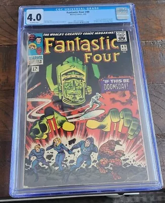 Buy Fantastic Four #49 – CGC 4.0 (Apr '66) – Silver Surfer 1st Galactus  • 440.33£