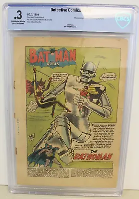 Buy Detective Comics #233 Coverless Batman 1956 1st Appearance BATWOMAN CBCS 0.3 • 248.35£