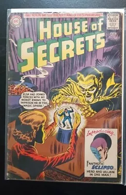 Buy House Of Secrets 61 First Appearance Eclipso DC Silver Age • 96.38£