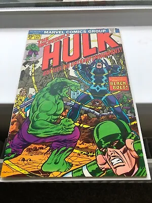 Buy Incredible Hulk 175 (1974) Vs Black Bolt, The Inhumans, Cents VF 8.0 • 19.99£