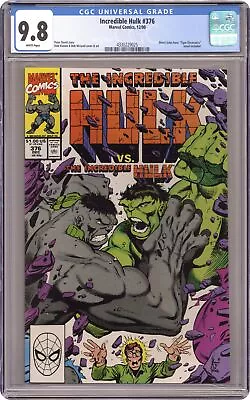 Buy Incredible Hulk #376D CGC 9.8 1990 4330229025 • 84.45£