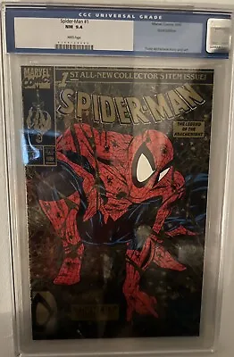 Buy Spider-Man #1 Todd Mcfarlane Gold Edition 1st Print CGC 9.4 • 89.95£
