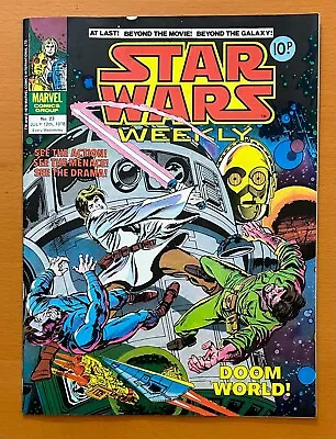Buy Star Wars Weekly #23 (Marvel UK 1978) FN+ Condition Comic Magazine • 10.88£