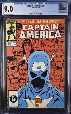 Buy CAPTAIN AMERICA #333 (1987) CGC 9.0 VF/NM 1st App John Walker As Captain America • 35.94£