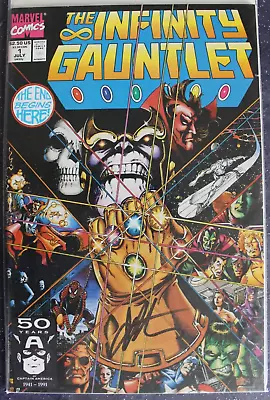 Buy Infinity Gauntlet #1 SIGNED George Perez • 59.95£