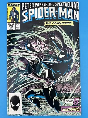 Buy Spectacular Spider-Man #132 - 1987 Marvel Comics Kraven's Last Hunt Part 6 VF/NM • 19.67£