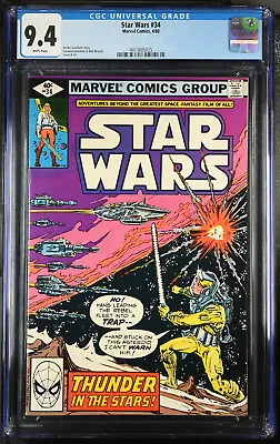 Buy Star Wars (1977) #34 CGC 9.4 White Pages • 32.02£
