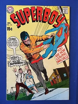 Buy Superboy #161 FN+ (6.5) DC ( Vol 1 1969) Neal Adams Cover (C) • 16£